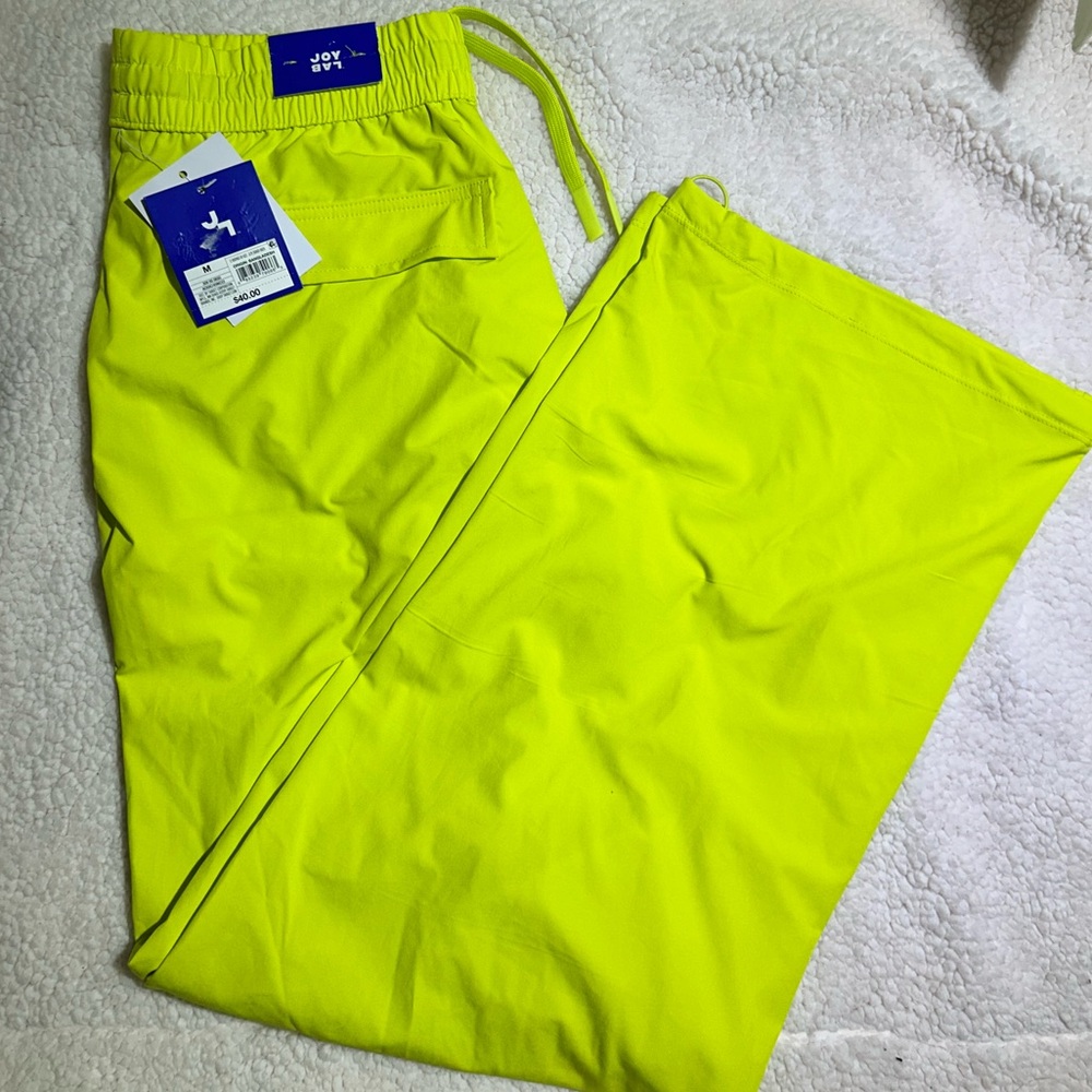 JoyLab Women's Mid-Rise Parachute Pants Relaxed Fit Casual Activewear